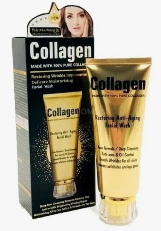 Пенка для умывания Collagen Restoring Anti-Aging Facial Wash оптом - Фото №2