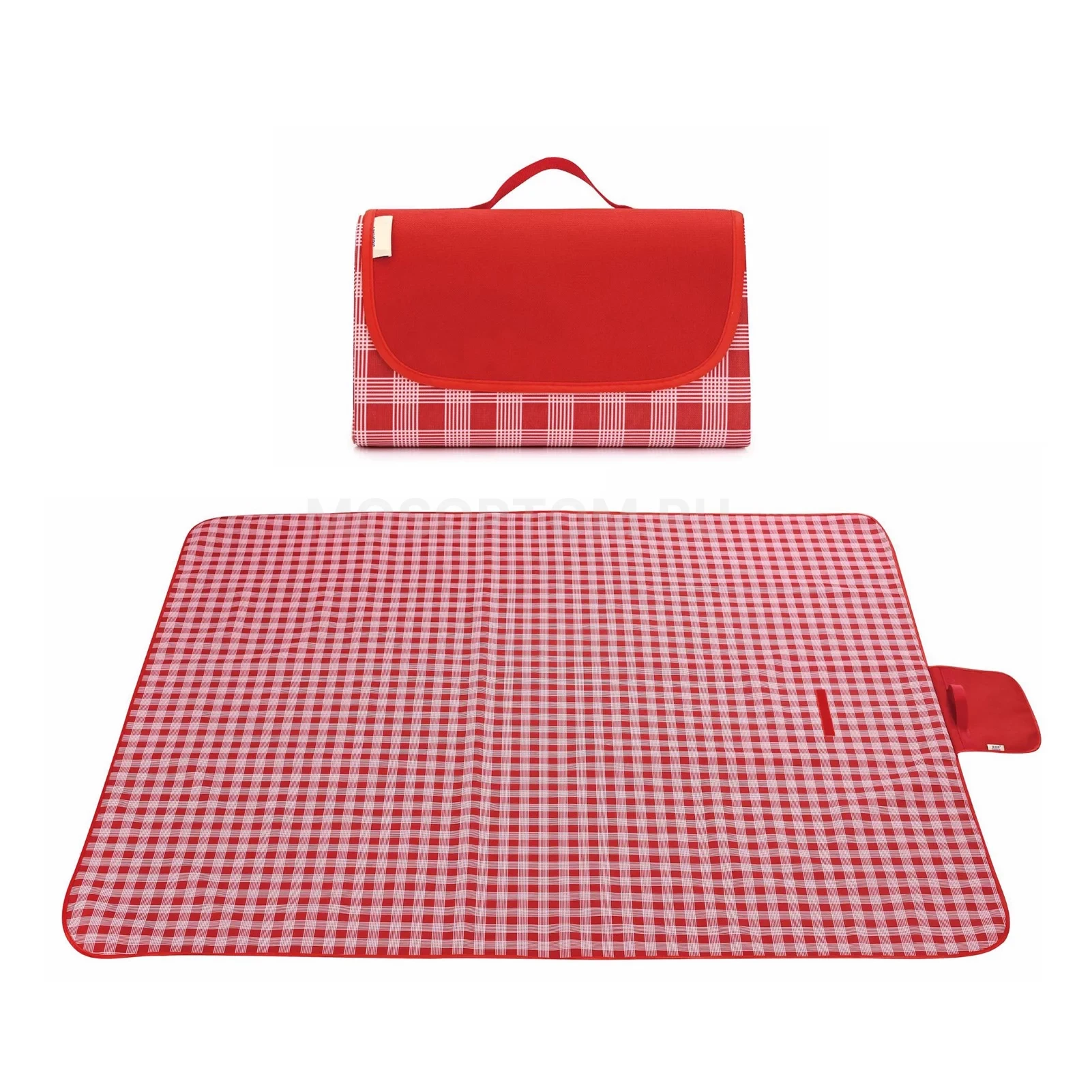 Складной водонепроницаемый коврик для пикника красный 200х200см оптом