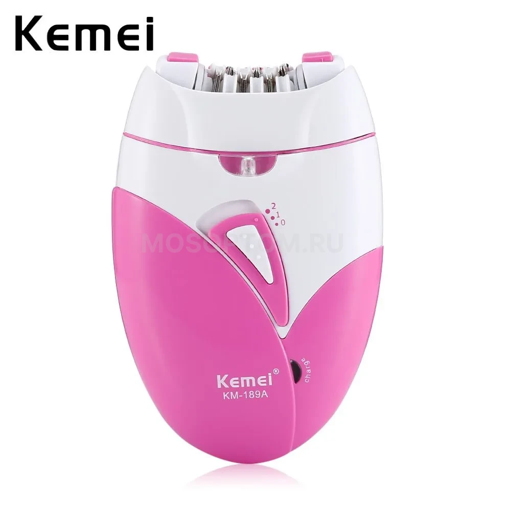 Эпилятор беспроводной для удаления волос на лице и теле Kemei KM-189A оптом - Фото №3