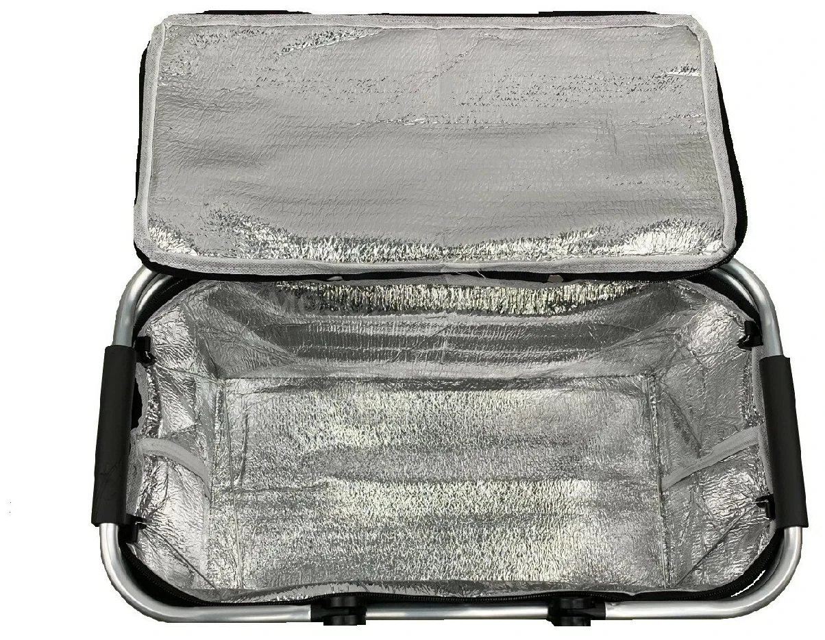 Складная сумка-холодильник с алюминиевой рамой, термосумка оптом - Фото №6
