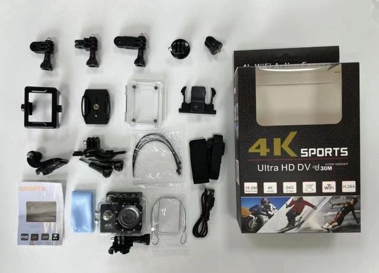 Экшн камера Sport 4K ULTRA HD DV качество ААА оптом - Фото №3