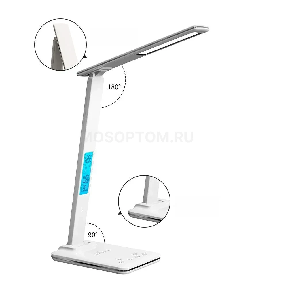 Светильник светодиодный складной настольный с сенсорным функционалом Wireless Charging Desk Lamp 10W оптом оптом - Фото №10